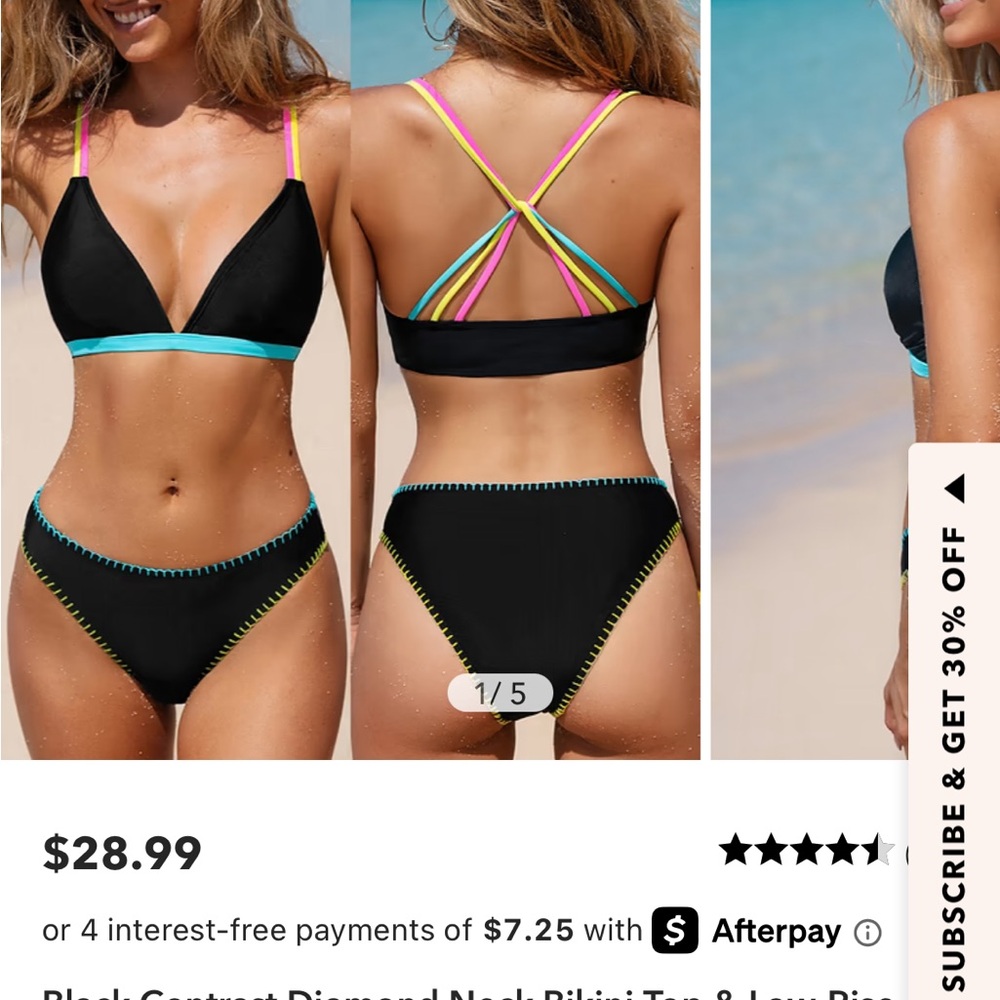 NWT Cupshe Bikini Set
